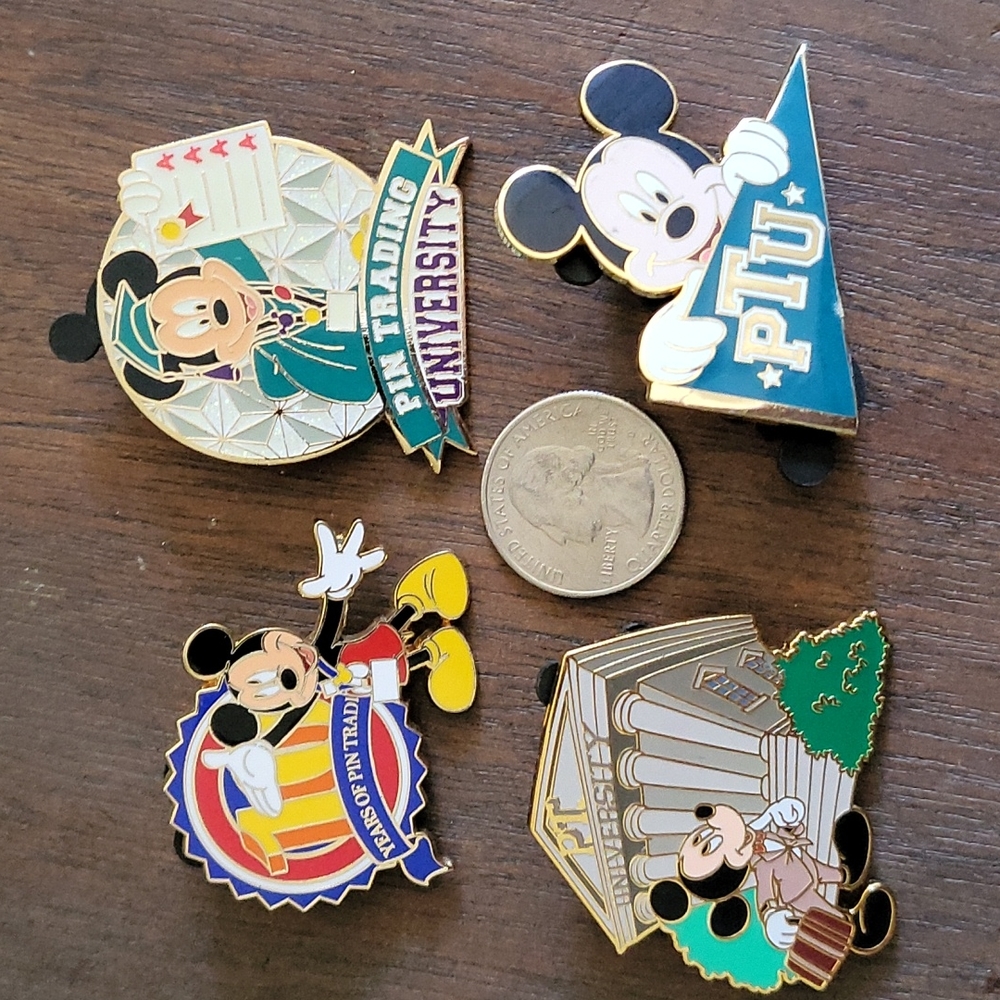 Pin trading university collection
